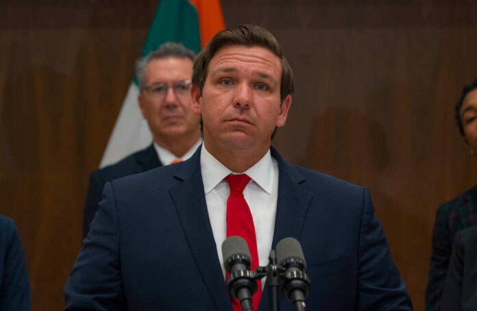 Miami,,Florida,-,March,27,,2019:,Florida,Governor,Rob,Desantis