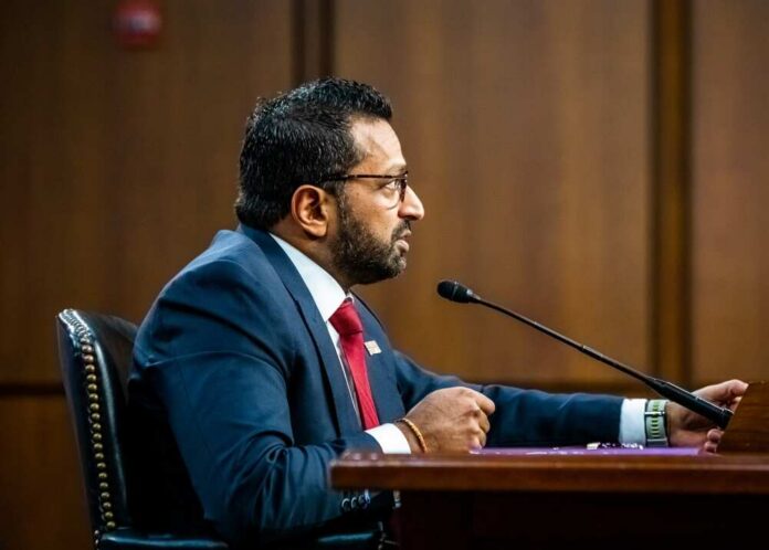 Individual testifying at a government hearing