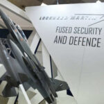 Lockheed Unveils Game-Changing Hypersonic Weapon Model airplanes on display with Lockheed Martin branding