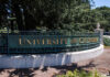 Sign for the University of California at the campus entrance
