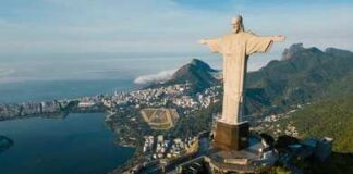 Christ the Redeemer statue overlooking Rio de Janeiro
