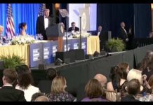 Trump Returns To The Press Dinner With Punchlines Trump spews vicious speech at awkward White House Correspondents Dinner