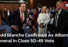 Senate Hands Trump a One-Vote DOJ Victory Todd Blanche Confirmed As Attorney General After Dramatic Senate Vote | DWS News | AC1F