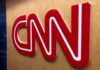 CNN logo on a wall