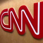 CNN logo on a wall