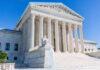 United States Supreme Court building with Corinthian columns