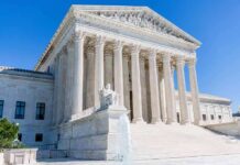 Trump Is Putting the “Temporary” Back in Temporary United States Supreme Court building with Corinthian columns