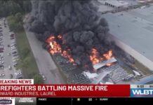 Fire breaks out at Howard Industries