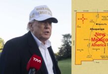 President suggests idea to rename New Mexico to 'New America'