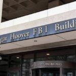 Entrance of the J. Edgar Hoover FBI Building