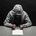 Police Timeline Shocks Pittsburgh – What Broke? Person in gray hoodie writing while handcuffed at a table