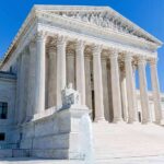 United States Supreme Court building with Corinthian columns