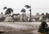 Polo Finally Hit Land. The Water Came Fast Houses battered by hurricane winds and flooding