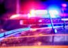 Texas Rangers Probe Shocking ICE Shooting Police car light bar flashing at night
