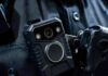 Body-worn camera attached to a uniform